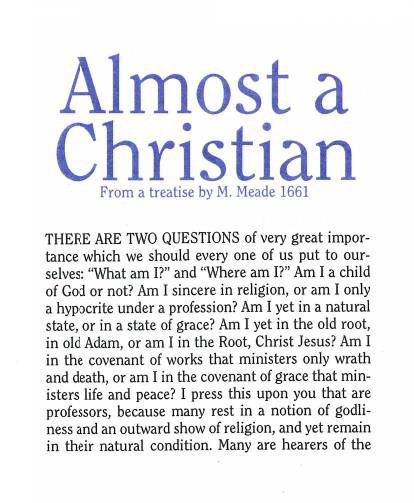 Cover of Almost a Christian