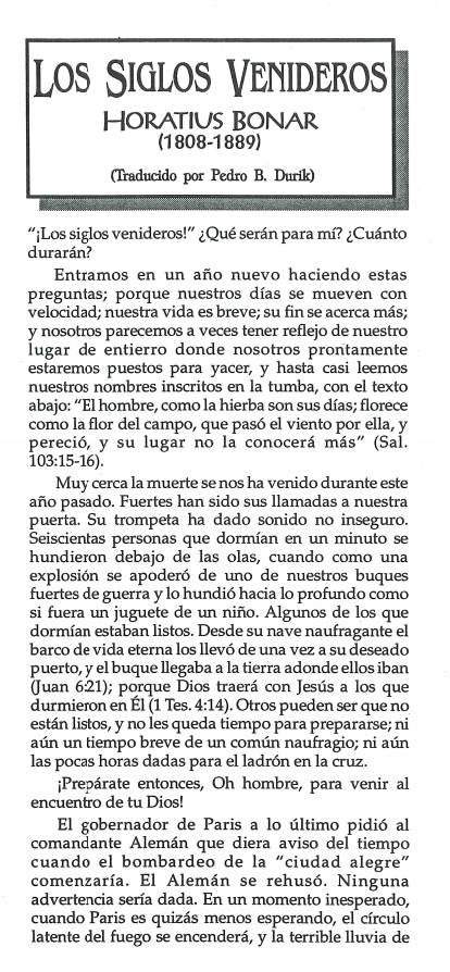 Cover of Los siglos venideros