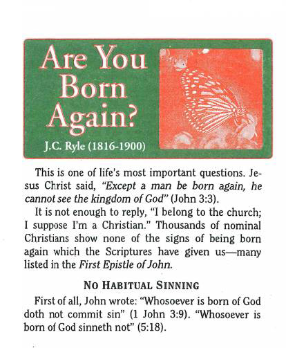 Cover of Are You Born Again?