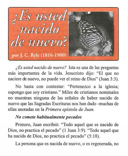 Cover of ¿Es usted nacido de nuevo?