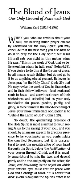 Cover of The Blood of Jesus: Our Only Ground of Peace with God