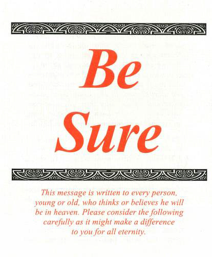 Cover of Be Sure