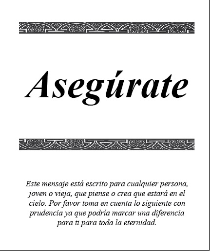 Cover of Asegúrate