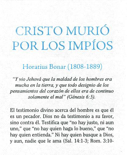 Cover of Cristo murió por los impíos