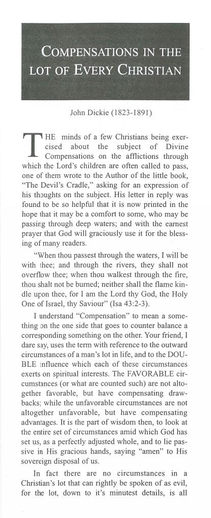 Cover of Compensations in the Lot of Every Christian