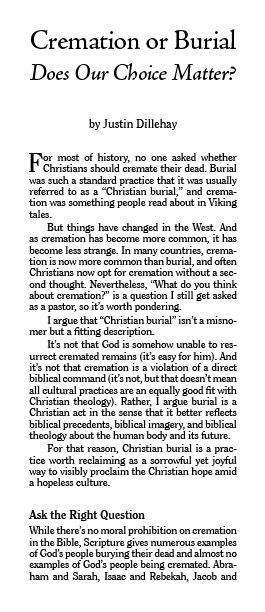 Cover of Cremation or Burial: Does Our Choice Matter?