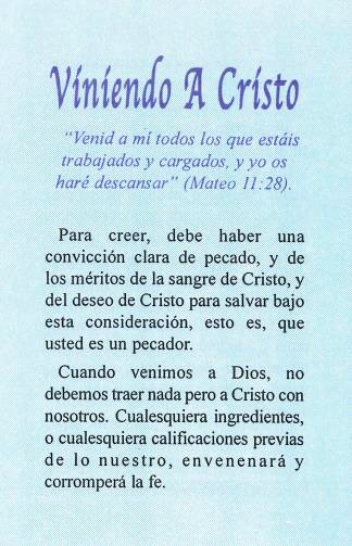 Cover of Viniendo a Cristo