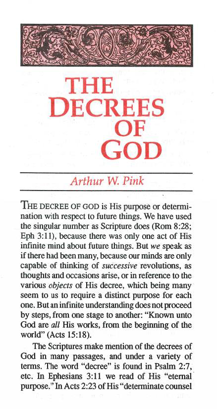 Cover of Decrees of God
