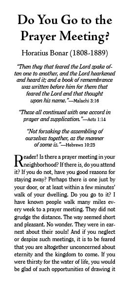 Cover of Do You Go to the Prayer Meeting?