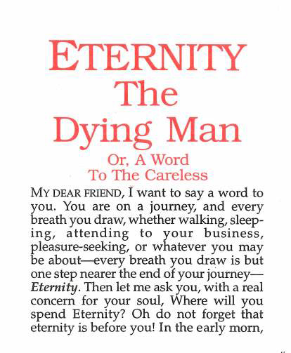 Cover of Eternity - The Dying Man