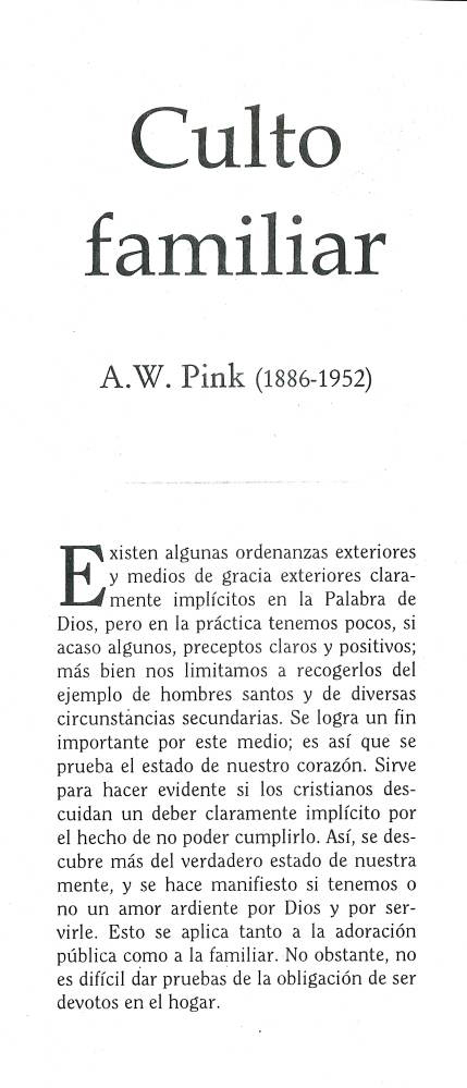 Cover of Culto familiar