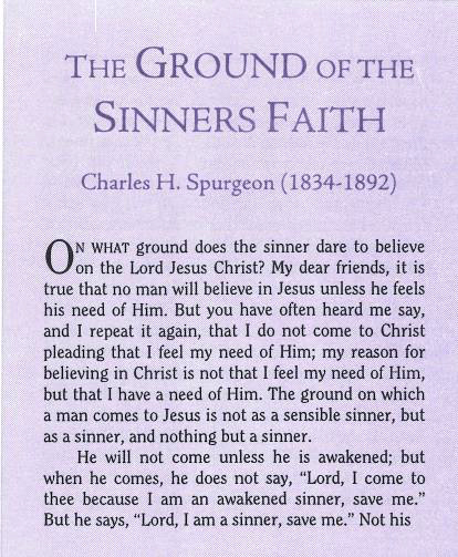 Cover of Ground of the Sinner's Faith, The
