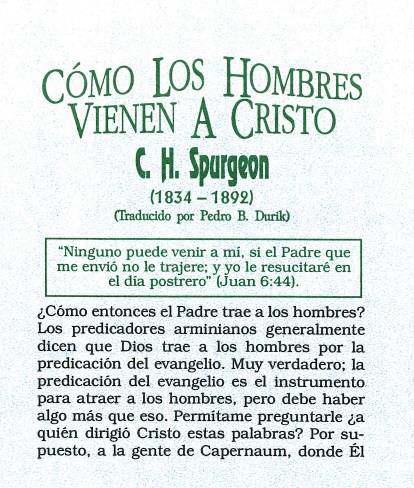 Cover of Como vienen los hombres a Cristo