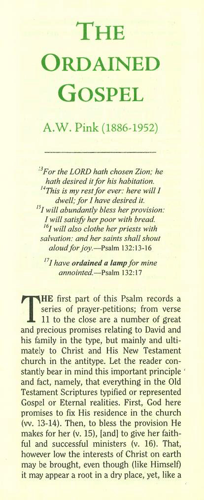 Cover of Ordained Gospel, The