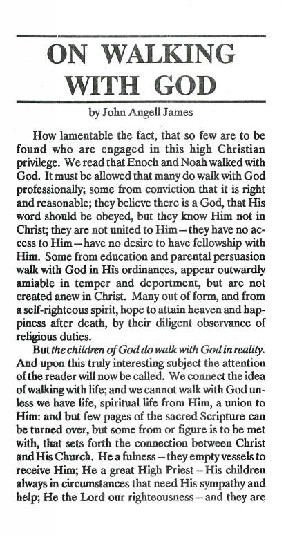 Cover of On Walking with God