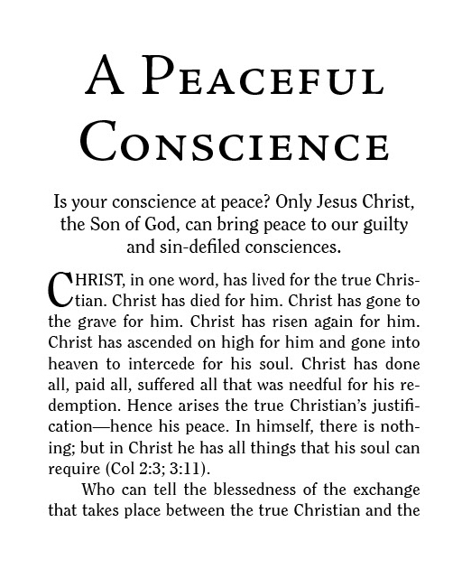 Cover of A Peaceful Conscience