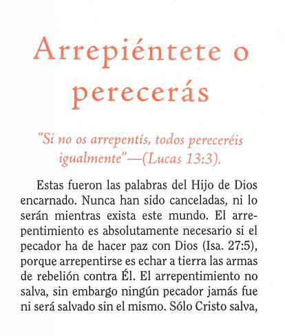 Cover of Arrepiéntete o perecerás