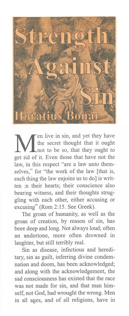 Cover of Strength Against Sin