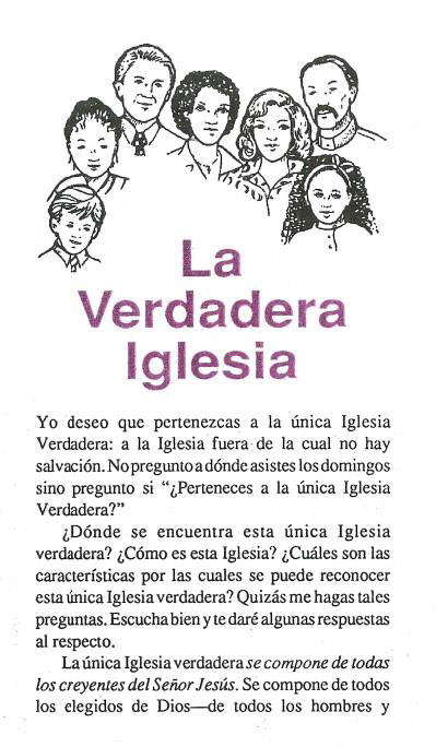 Cover of La verdadera iglesia