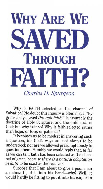 Cover of Why Are We Saved through Faith?