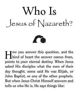 Cover of Who Is Jesus of Nazareth?