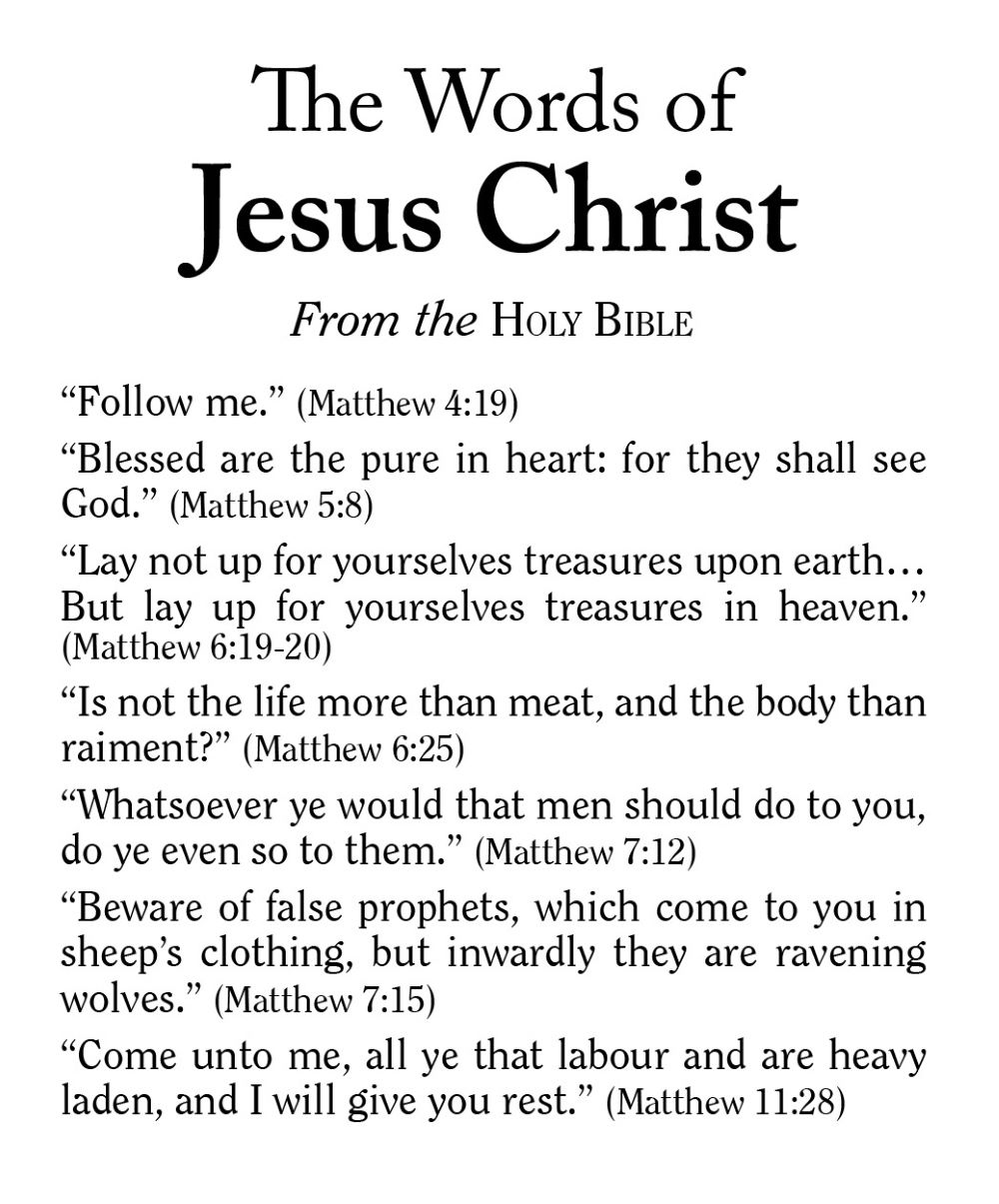 Cover of Words of Jesus Christ, The