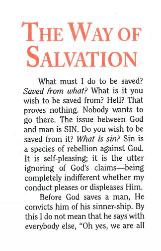Cover of Way of Salvation, The