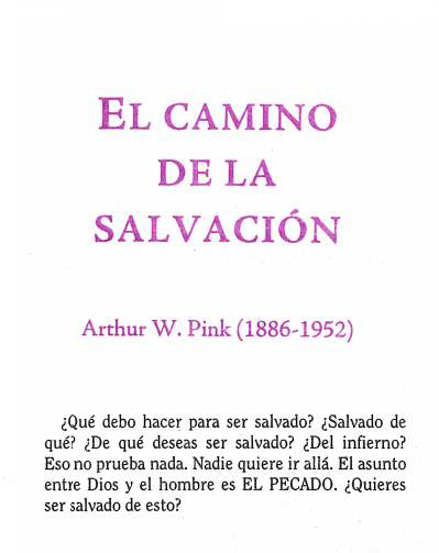 Cover of El camino de la salvación
