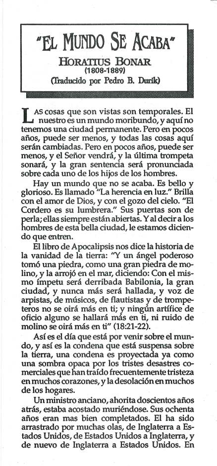 Cover of El mundo se acaba